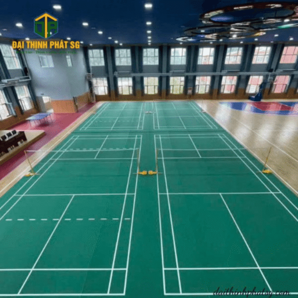 Thảm cầu lông PVC vân cát - Hình ảnh 4